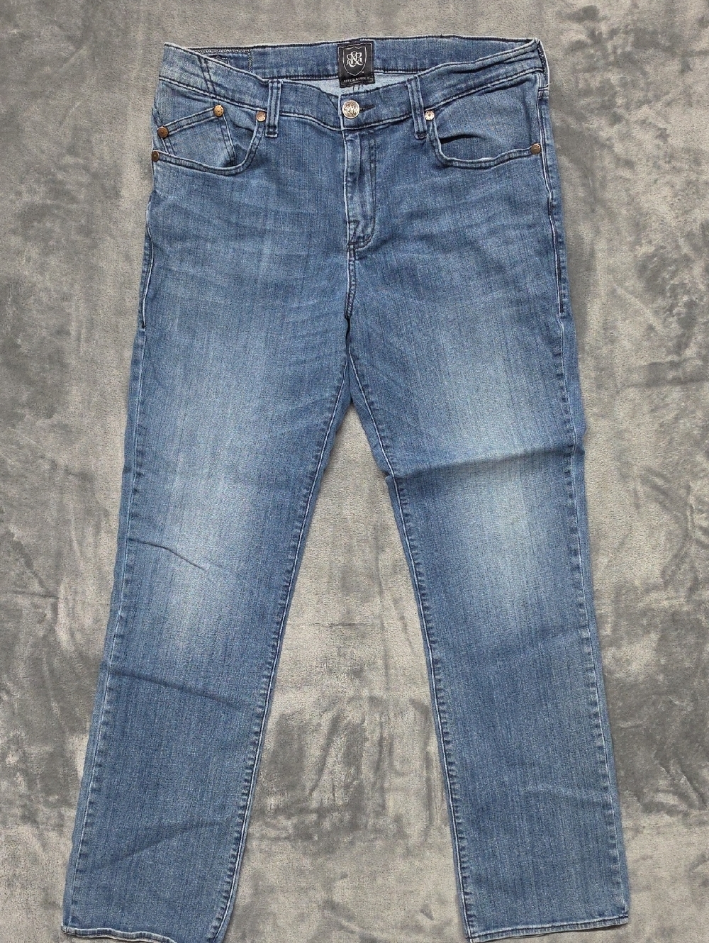 Rock & Republic Men's Medium Blue Straight Jeans